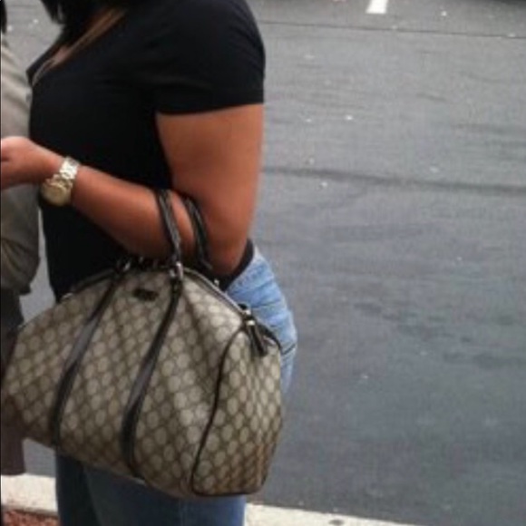 Gucci Monogram Medium Joy Boston Bag - Picture 8 of 8